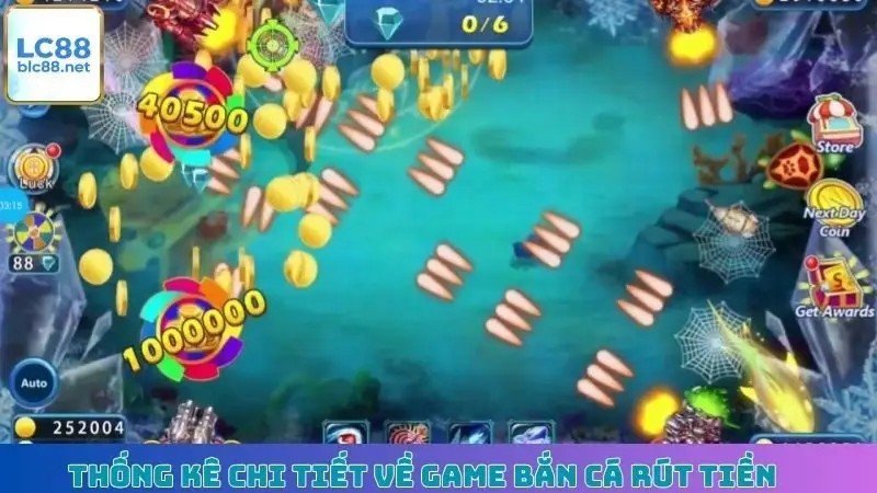 Thống kê chi tiết về game bắn cá rút tiền